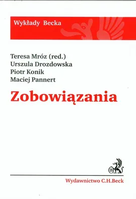 Zobowiązania - Urszula Drozdowska, Piotr Konik, Teresa Mróz, Maciej Pannert