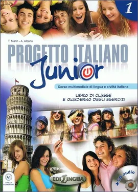 Progetto Italiano Junior 1 Podręcznik z ćwiczeniami + CD - A. Albano, Telis Marin