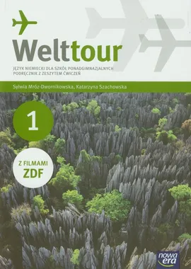 Welttour 1 Język niemiecki Podręcznik z zeszytem ćwiczeń + 2 CD - Outlet