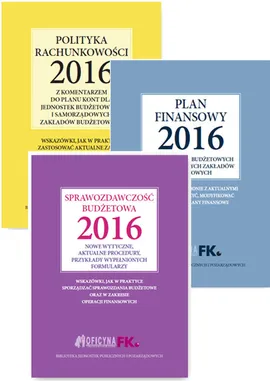 Polityka rachunkowości 2016 / Plan finansowy 2016 / Sprawozdawczość budżetowa 2016