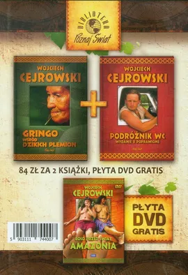 Gringo wśród dzikich plemion / Podróżnik WC + Amazonia DVD