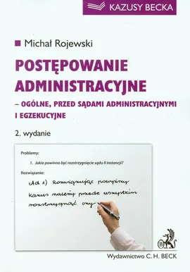 Postępowanie administracyjne - Michał Rojewski