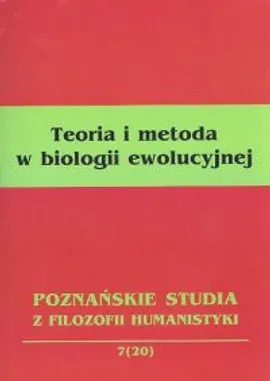 Teoria i metoda w biologii ewolucyjnej - Krzysztof Łastowski
