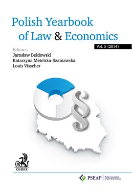 Polish Yearbook of Law&Economics Vol. 5 - Bełdowski Jarosław, Metelska-Szaniawska Katarzyna