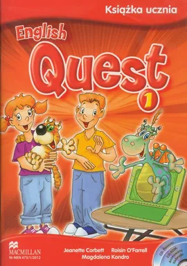English Quest 1 Książka ucznia + 2 CD - Outlet - Jeanette Corbett, Magdalena Kondro, Roisin O'Farrell