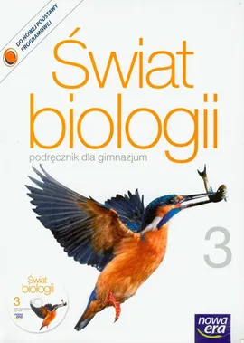 Świat biologii 3 Podręcznik z płytą CD - Outlet