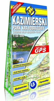 Kazimierski Park Krajobrazowy mapa turystyczna 1:50 000