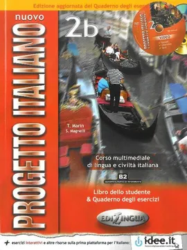 Nuovo Progetto Italiano 2B Podręcznik + ćwiczenia + płyta DVD + płyta CD - Sandro Magnelli, Telis Marin