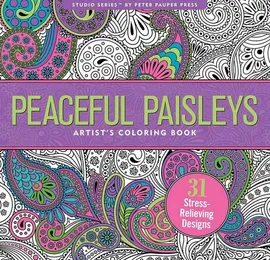 Kolorowanka Artystyczna Paisley
