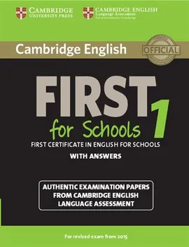 Cambridge English First 1 for Schools for Revi