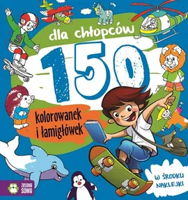 150 kolorowanek dla chłopców