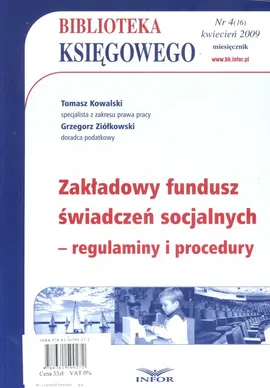 Biblioteka Księgowego 04/2009 - Tomasz Kowalski, Grzegorz Ziółkowski