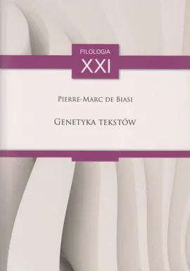 Genetyka tekstów - Pierre-Marc de Biasi