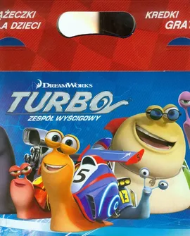 Turbo Zespół wyścigowy Zestaw książeczki + kredki