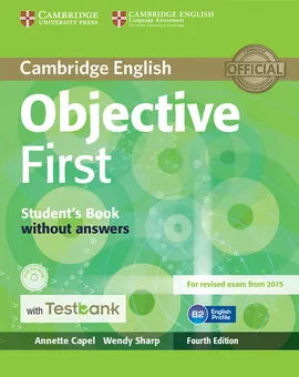 Objective First Student's Book without Answers with CD-ROM with Testbank - Annette Capel, Wendy Sharp