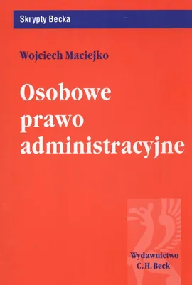 Osobowe prawo administracyjne - Outlet - Wojciech Maciejko