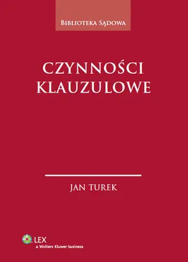 Czynności klauzulowe - Jan Turek