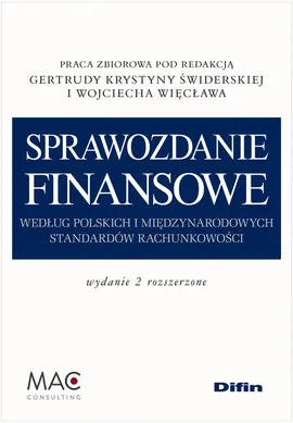 Sprawozdanie finansowe według polskich i międzynarodowych standardów rachunkowości - Outlet