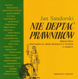 Nie deptać prawników - Outlet - Jan Sandorski