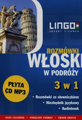 Włoski w podróży Rozmówki 3 w 1 + CD - Tadeusz Wasiucionek, Tomasz Wasiucionek