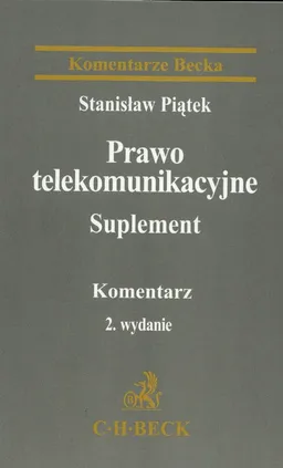 Prawo telekomunikacyjne Suplement - Stanisław Piątek