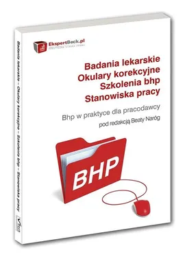 Badania lekarskie Okulary korekcyjne Szkolenia bhp Stanowiska pracy - Outlet - Beata Naróg