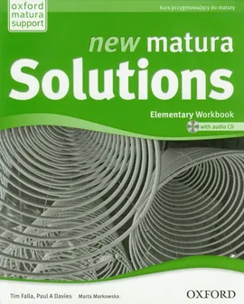New Matura Solutions Elementary Workbook with CD - Davies Paul A., Tim Falla, Marta Markowska