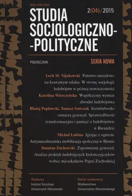 Studia Socjologiczno - polityczne 2(04)/2015
