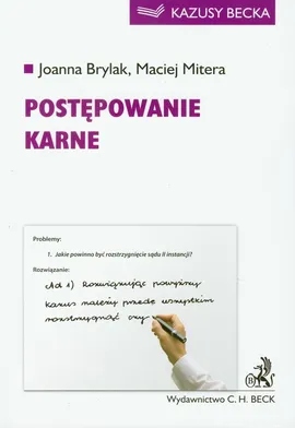 Postępowanie karne - Joanna Brylak, Maciej Mitera