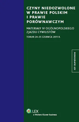 Czyny niedozwolone w prawie polskim i prawie porównawczym