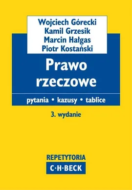 Prawo rzeczowe - Outlet - Wojciech Górecki, Kamil Grzesik, Marcin Hałgas