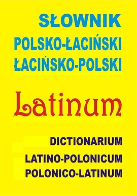 Słownik polsko-łaciński łacińsko-polski - Outlet - Anna Kłys