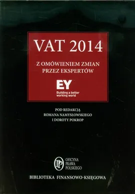 VAT 2014 z omówieniem zmian przez ekspertów EY