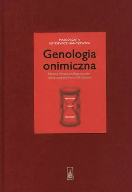 Genologia onimiczna - Małgorzata Rutkiewicz-Hanczewska