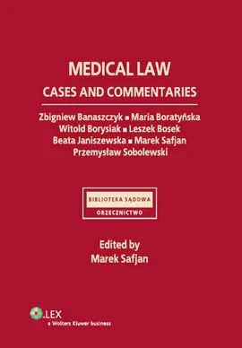 Medical Law - Zbigniew Banaszczyk, Maria Boratyńska, Witold Borysiak
