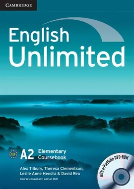 English Unlimited Elementary Coursebook with e-Portfolio DVD-ROM - Theresa Clement, Alex Tilbury