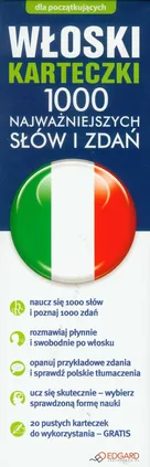 Włoski Karteczki 1000 najważniejszych słów i zdań dla początkujących