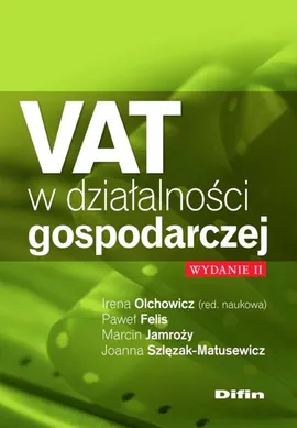 VAT w działalności gospodarczej - Outlet