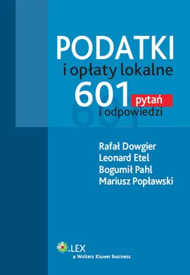 Podatki i opłaty lokalne - Outlet - Rafał Dowgier, Leonard Etel, Bogumił Pahl, Mariusz Popławski