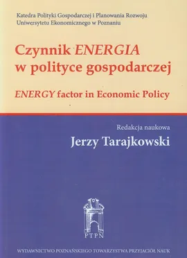 Czynnik energia w polityce gospodarczej
