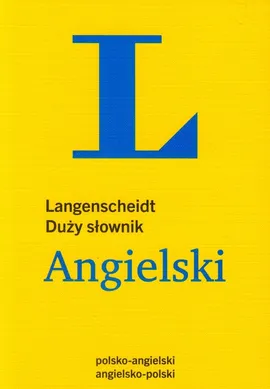 Langenscheidt Duży słownik angielski - Outlet