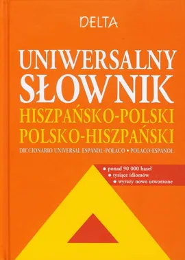 Uniwersalny słownik hiszpańsko polski polsko hiszpański - Janina Perlin