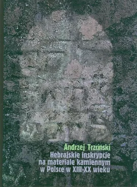Hebrajskie inskrypcje na materiale kamiennym - Andrzej Trzciński