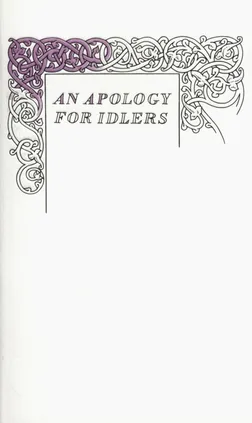An Apology for Idlers - Stevenson Robert Louis