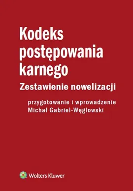 Kodeks postępowania karnego - Michał Gabriel-Węglowski