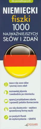 Niemiecki fiszki 1000  najważniejszych słów i zdań - Outlet