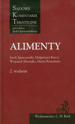 Alimenty Komentarz - Outlet - Jacek Ignaczewski, Małgorzata Karcz, Wojciech Maciejko, Marta Romańska