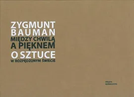 Między chwilą a pięknem O sztuce w rozpędzonym świecie - Outlet - Zygmunt Bauman