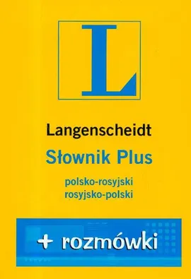 Słownik PLUS polsko-rosyjski rosyjsko-polski + rozmówki - Outlet