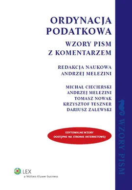 Ordynacja podatkowa - Michał Ciecierski, Andrzej Melezini, Tomasz Nowak, Krzysztof Teszner, Dariusz Zalewski